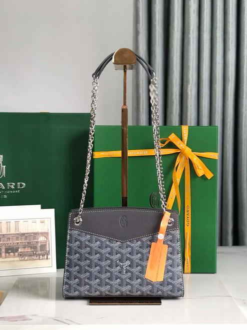 Goyard ROUETSMINTY08CL08P Rouette Structuré Mini Bag Gray