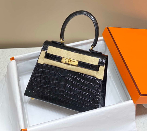 Hermes Mini Kelly 20 cm Crocodile Leather H92033