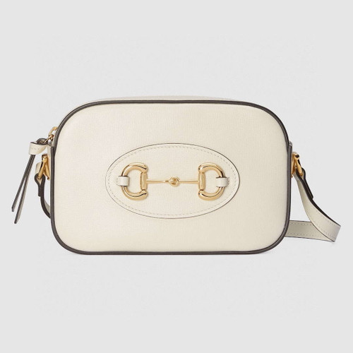 Gucci Horsebit 1955 mini shoulder bag 760196 White