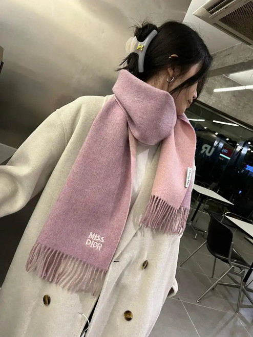 Dior Scarves Designer Scarf  100% premium Cashmere D63409