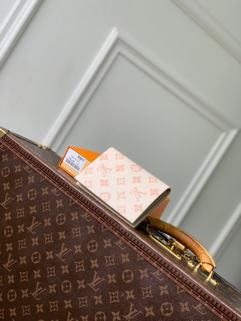 Louis Vuitton LV M27612 Passport Cover Other Monogram Canvas Beige