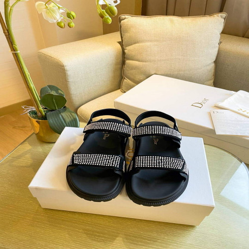 Dior Women's Slippers Designer Dior Sandals Flats Shoes D81190