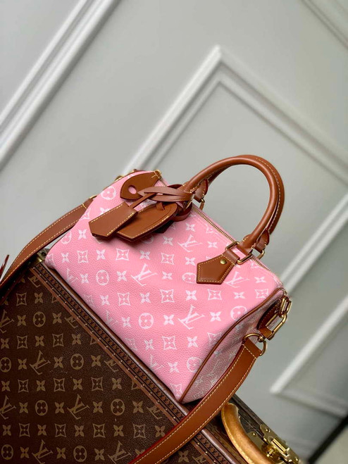 LV M24443 Louis Vuitton Speedy P9 Bandoulière 25 Bag Pink