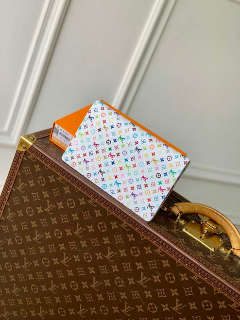 LV GI1299 Louis Vuitton LV x TM Monogram Multicolore Emily Notebook Cover MM