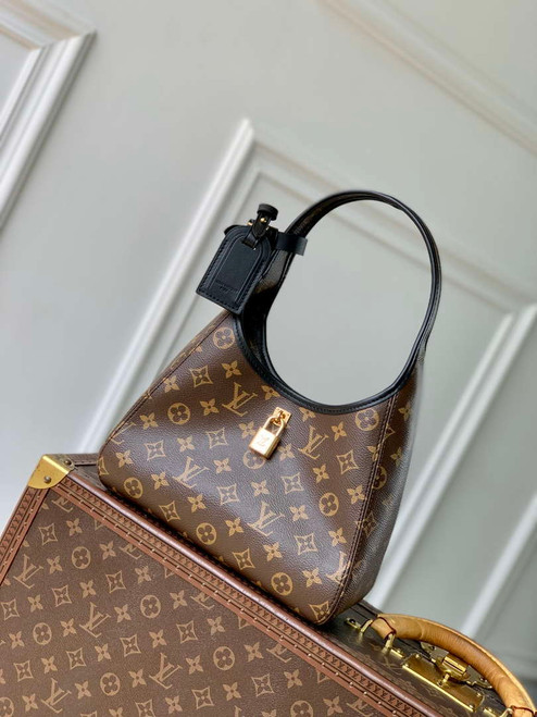 LV M12940 Louis Vuitton The Drop PM Handbag Monogram