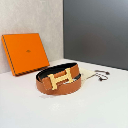 Hermes H074562CP2K H belt buckle & Reversible leather strap H88068