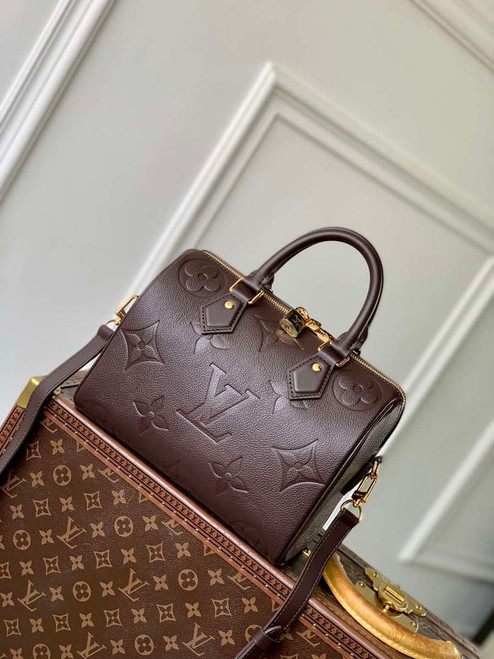 LV M14043 Louis Vuitton Speedy Bandoulière 25 Bag Chocolate Brown