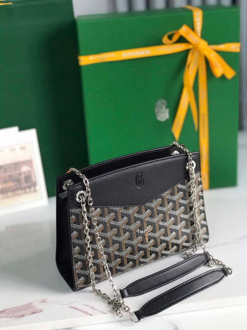 Goyard ROUETSMINTY08CL08P Rouette Structuré Mini Bag Black