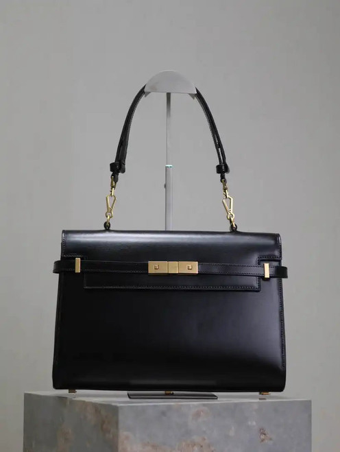 YSL 769512 Large MANHATTAN in BOX SAINT LAURENT Black