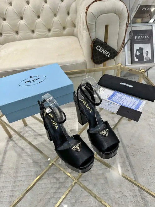 Prada 1XP48B Nappa Leather platform sandals P78595