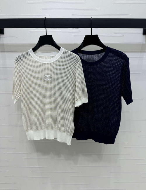 Chanel Women's Fashion Knitted T-shirt C81022