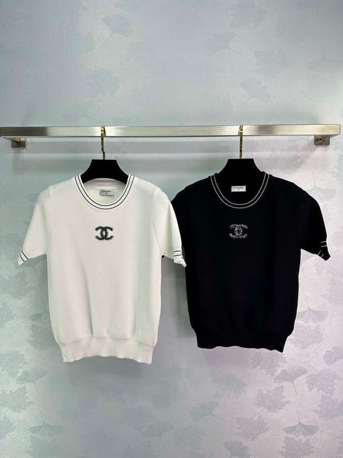 Chanel Women's Fashion Knitted T-shirt C81011