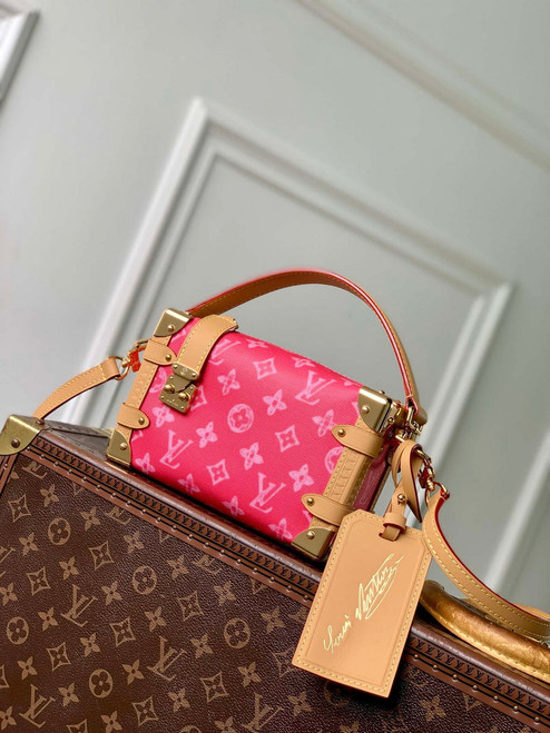 Louis Vuitton LV M27784 Side Trunk PM Bag Rose