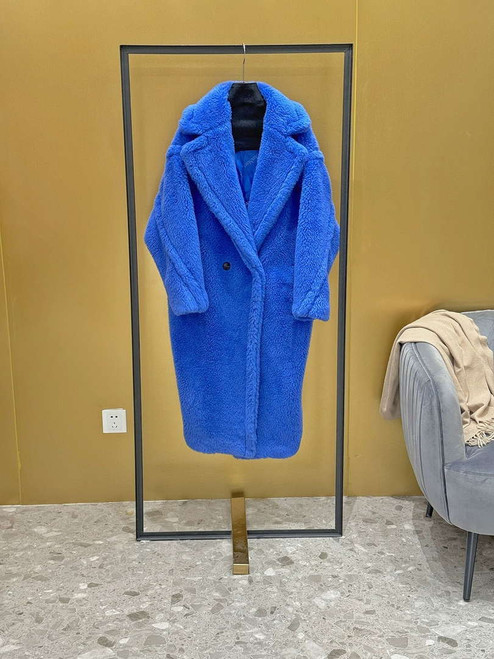 Maxmara Teddy Women's Fashion Long Coat Ma9018
