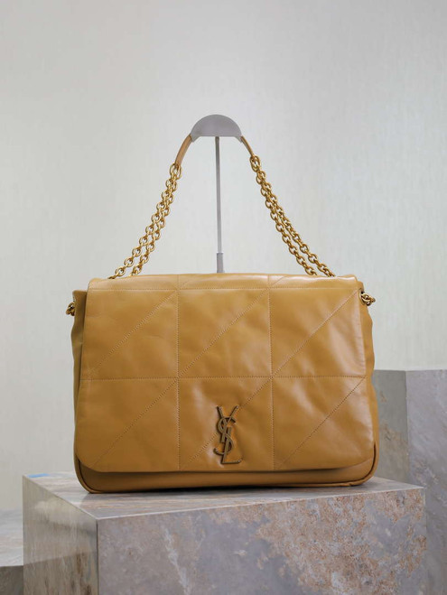 YSL 742431 JAMIE 4.3 In Lambskin Bag Earthy Yellow