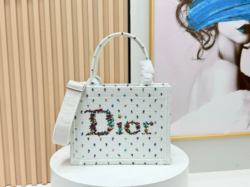 Dior M1404PEHW_M933 Dioramour Small Dior Book Tote with Strap M9700