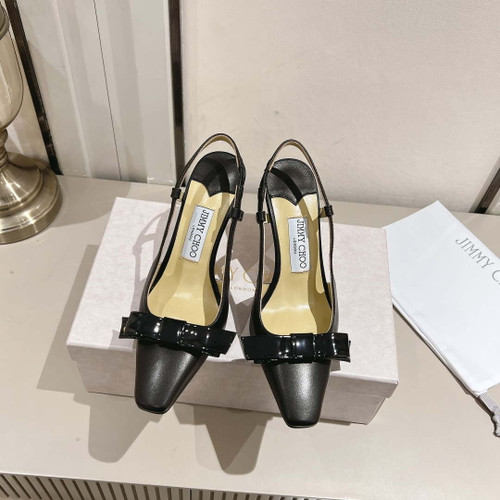 Jimmy Choo 24S ADALEE Bowknot Sling Back Sandals 85mm J10093