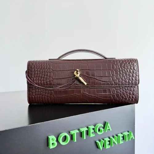 Bottega Veneta BV 741511 Long Clutch Andiamo With Handle Bv99008