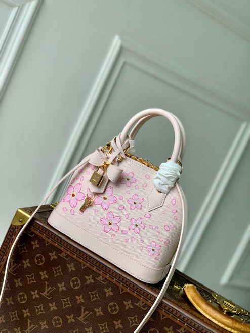 LV M13104 Louis Vuitton LV x TM Alma BB Handbag Cheeky Pink