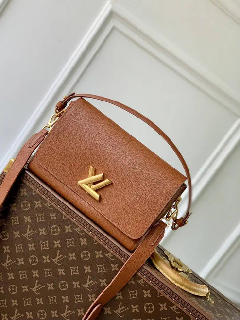 LV M24640 Louis Vuitton Soft Twist Brown