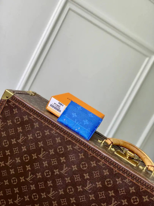 Louis Vuitton LV M14862 Double Card Holder Blue