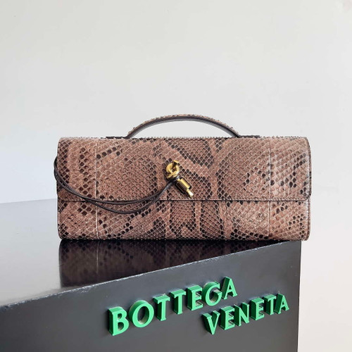 Bottega Veneta BV 794945 Long Clutch Andiamo With Python leather BV9090