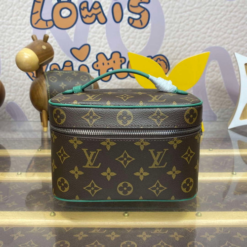 Louis Vuitton LV M12647 Nice Mini Vanity Case Monogram canvas Green