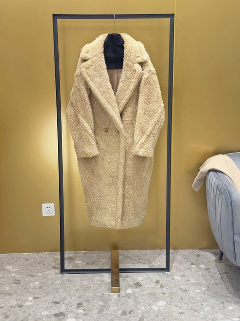 Maxmara Teddy Women's Fashion Long Coat Ma9014