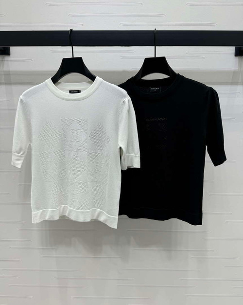 Chanel Women's Fashion Knitted T-shirt C81014