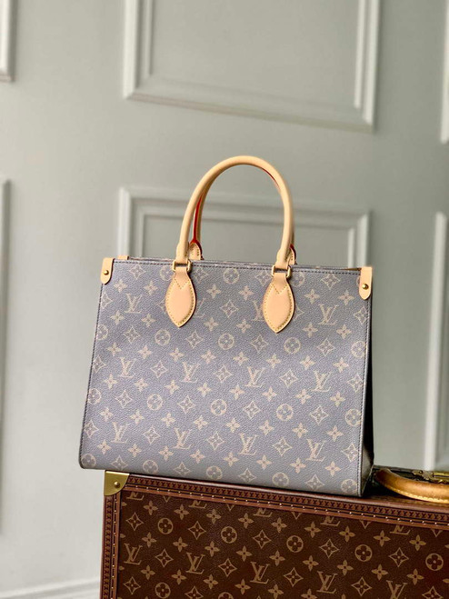 LV M12415 Louis Vuitton OnTheGo MM Bag Trianon Gray
