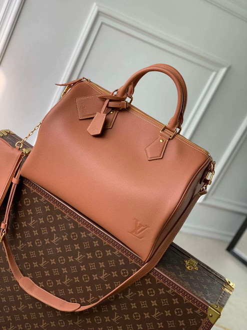 Louis Vuitton LV M24438 Speedy P9 Bandoulière 40 Bag Cognac
