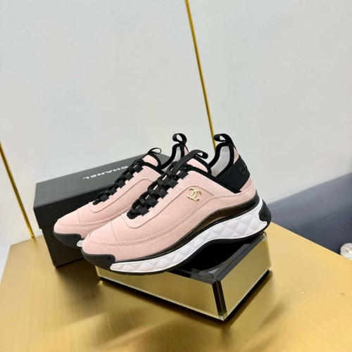 Chanel G39066 Men Women's Classic double C LOGO Trainer Sneaker C91348