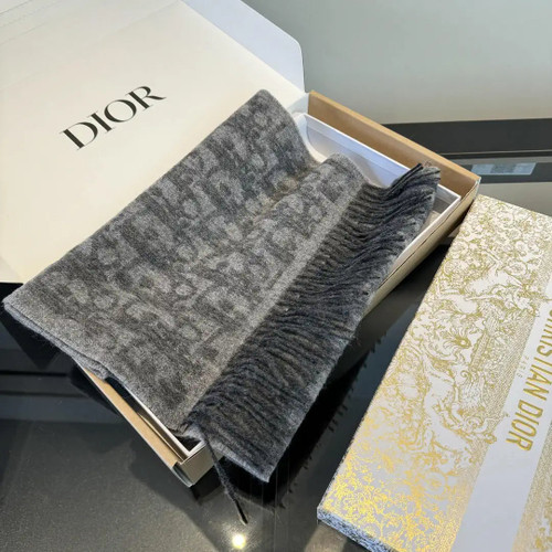 Dior Scarves Designer Scarf  Cashmere knitted D63401