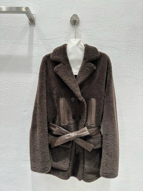 Miu Miu Merino imported fur-lined jacket Miu60001