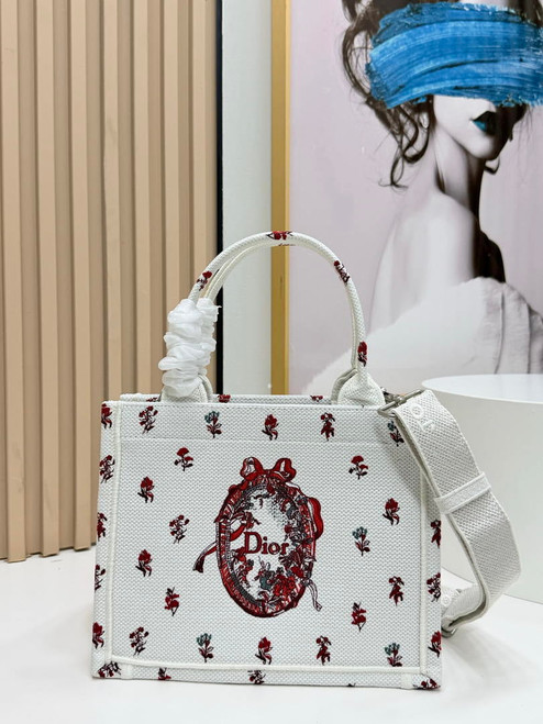 Dior M1404PEHW_M933 Dioramour Small Dior Book Tote with Strap M9706