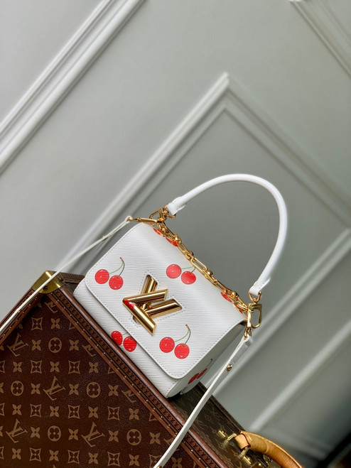 LV M13239 Louis Vuitton LV x TM Twist PM Handbag White