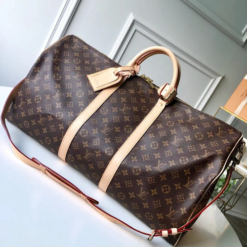 LV M41416 Louis Vuitton Keepall Bandoulière 50 Travel Bag Monogram