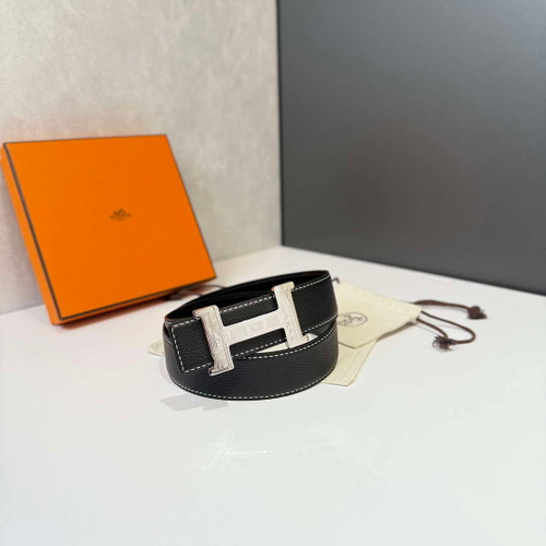 Hermes H074562CP2K H belt buckle & Reversible leather strap H88067