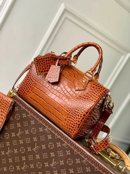 LV N87504 Louis Vuitton Speedy P9 Bandoulière 25 Bag Monogram Brown