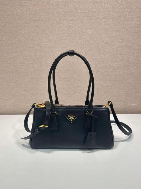 Prada 1BA457 Medium Prada Galleria leather bag Black