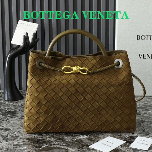 Bottega Veneta BV 766016 Medium Andiamo With Suede BV9016