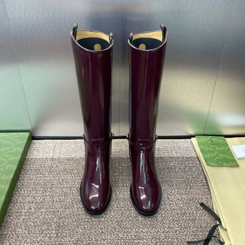 Gucci 805312 Women Boots with slim Horsebit  G77386
