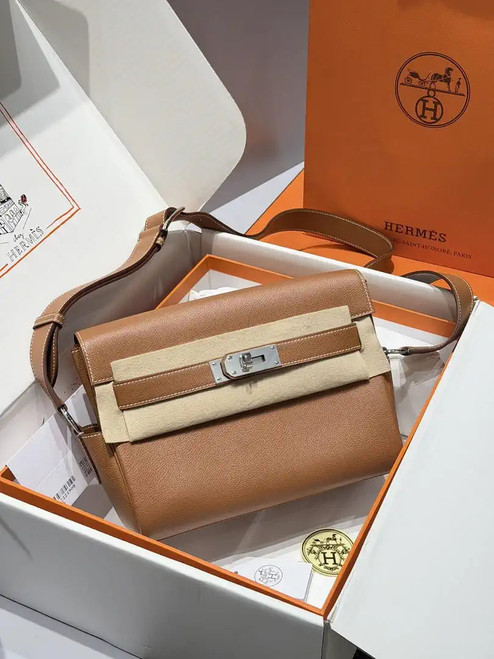 Hermes Kelly Messenger bag H231413 Gold Brown