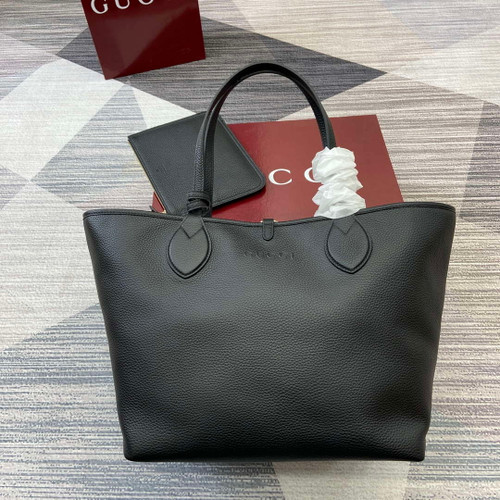 Gucci 839112 Gucci Totissima Large Reversible Tote Bag Black