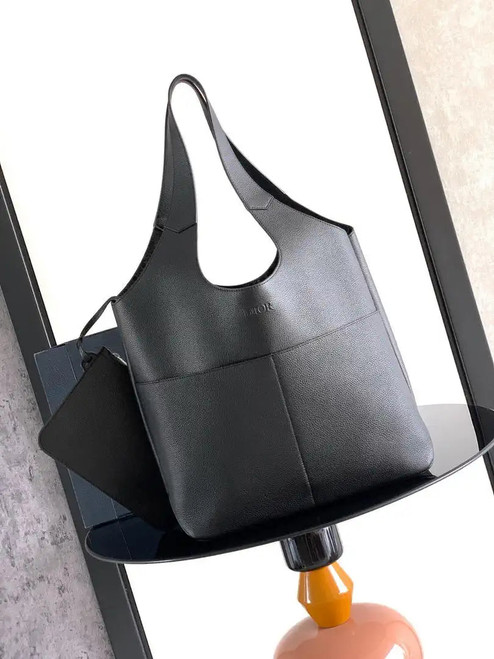 Dior 1LLSH276 Privé Tote Bag Black Dior Icons Calfskin