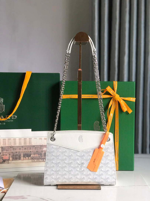 Goyard ROUETSMINTY08CL08P Rouette Structuré Mini Bag White