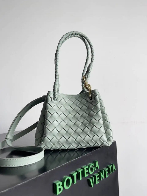 Bottega Veneta BV 796569VCPPT8060 Small Andiamo Parachute Turquoise