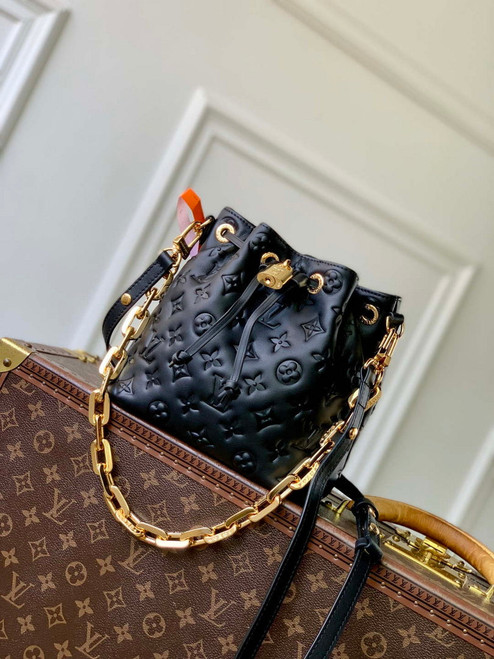 LV M26216 Louis Vuitton Coussin Bucket Bag Black