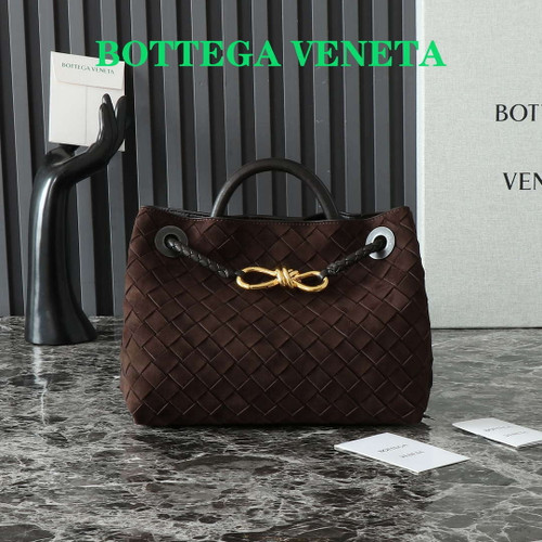 Bottega Veneta BV 743568 Small Andiamo with Suede Bag BV9002