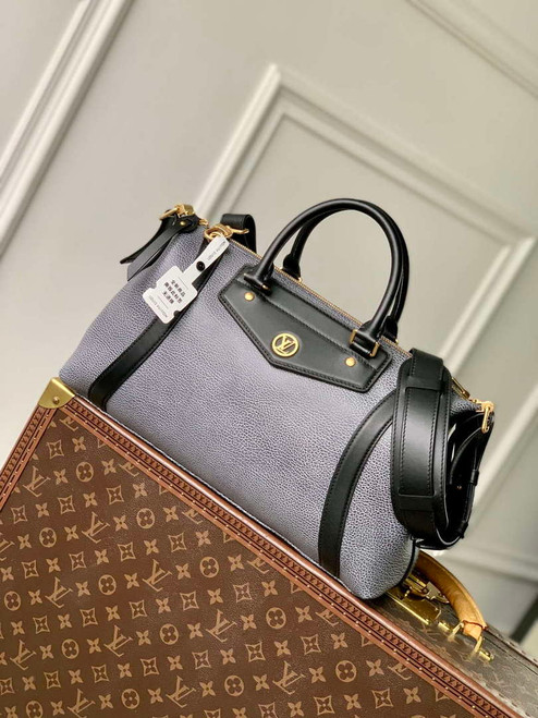 LV M14702 Louis Vuitton LV Biker MM Handbag Dark Denim